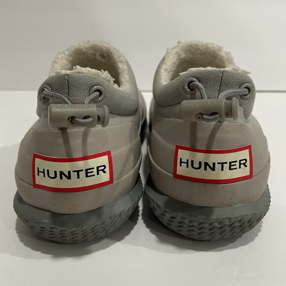 Hunter Womens Slip On Sherpa Shoes Size US 6 Gray Winter Tundra Gray Docker - Picture 5 of 6